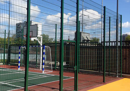 2Д забор для футбольной площадки в Первоуральске